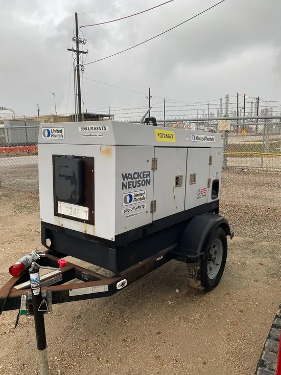 2018 Wacker Neuson G25 T4F Diesel Generator
