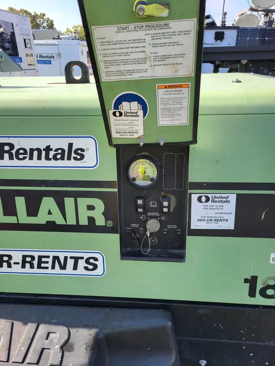 2017 Sullair 185DPQ-KU-T3 Air Compressor