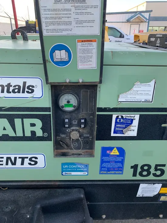 2018 Sullair 185DPQ-KU-T3 Air Compressor