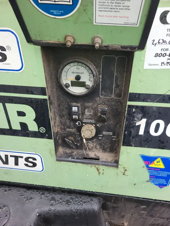 2017 Sullair 185DPQ-KU-T3 Air Compressor