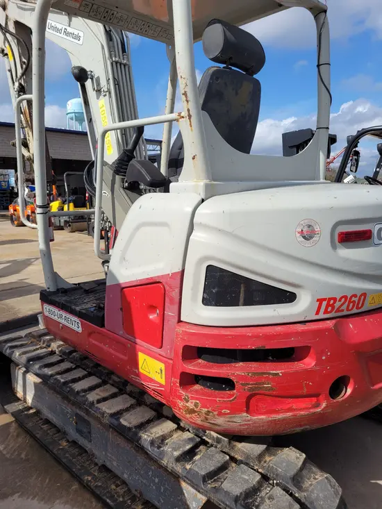 2017 Takeuchi TB260 Mini Excavator