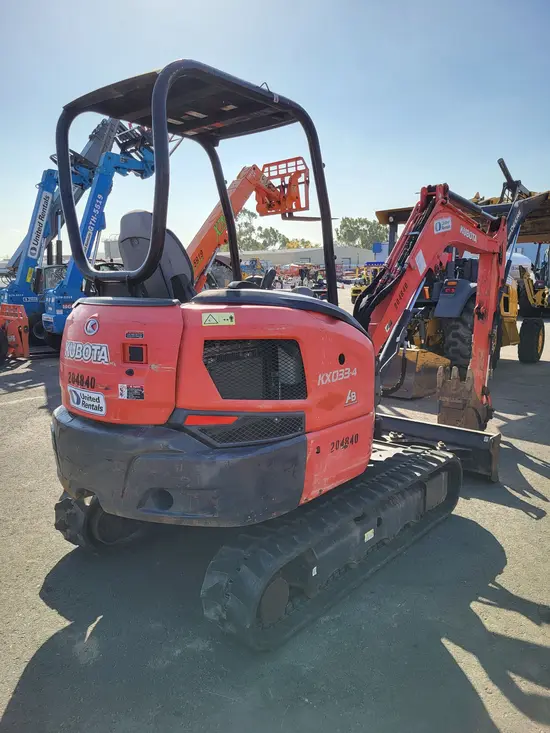 2018 Kubota KX033-4R1A Mini Excavator