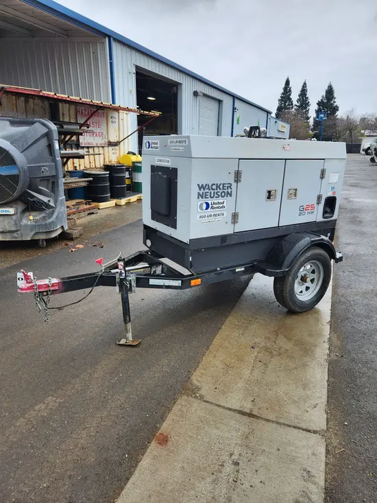 2018 Wacker Neuson G25 T4F Diesel Generator