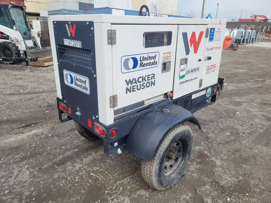 2022 Wacker Neuson G25 T4F Diesel Generator