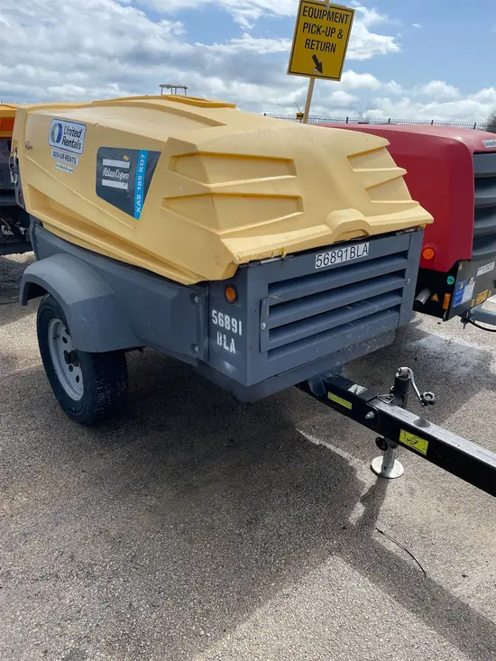 2018 Atlas Copco XAS185 Air Compressor