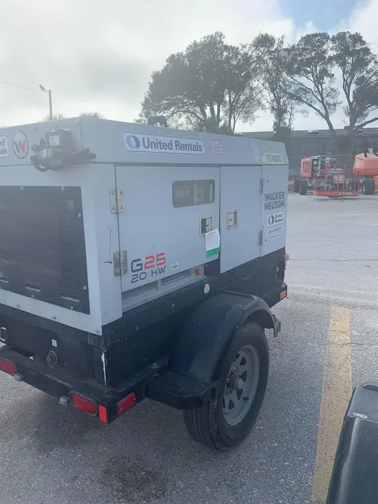 2018 Wacker Neuson G25 T4F Diesel Generator