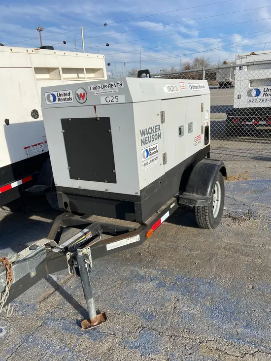 2017 Wacker Neuson G25 T4F Diesel Generator