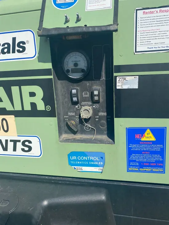 2018 Sullair 185DPQ-KU-T3 Air Compressor
