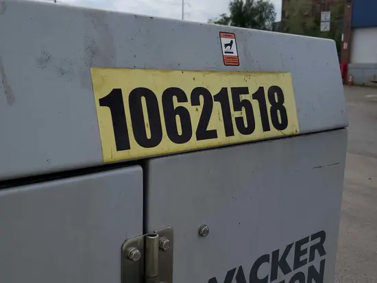 2017 Wacker Neuson G25 T4F Diesel Generator