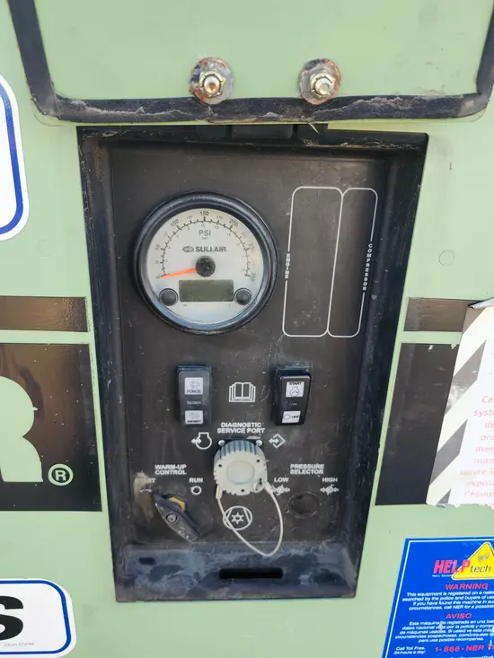 2018 Sullair 185DPQ-KU-T3 Air Compressor
