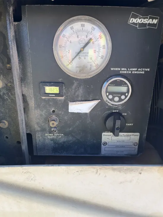 2017 Doosan C185WDZ-T4F Air Compressor