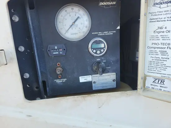 2018 Doosan C185WDZ-T4F Air Compressor