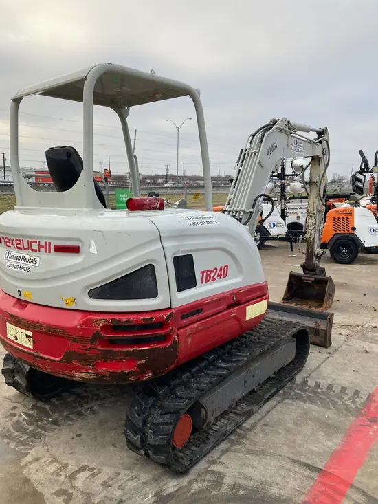 2017 Takeuchi TB240R Mini Excavator