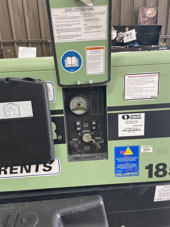 2018 Sullair 185DPQ-KU-T3 Air Compressor