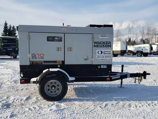 2018 Wacker Neuson G70 T3 Diesel Generator