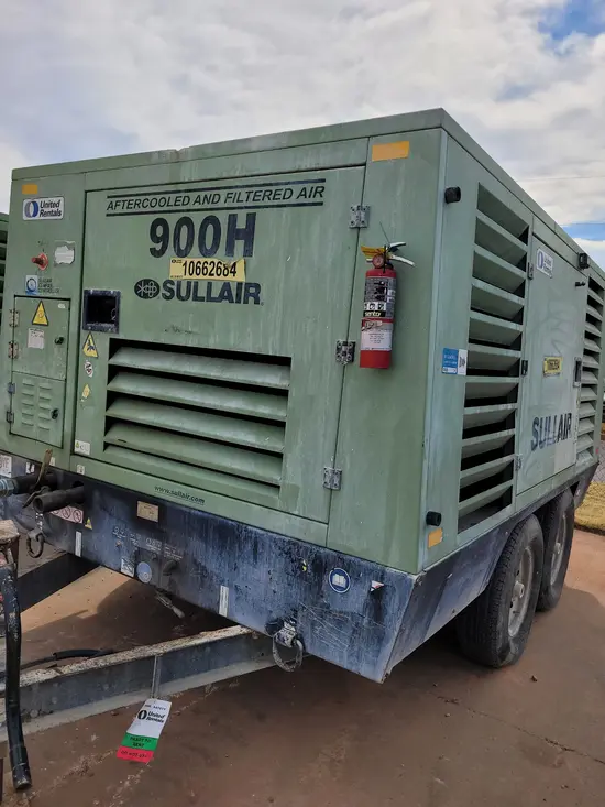 2017 Sullair 900HAF T2 Air Compressor