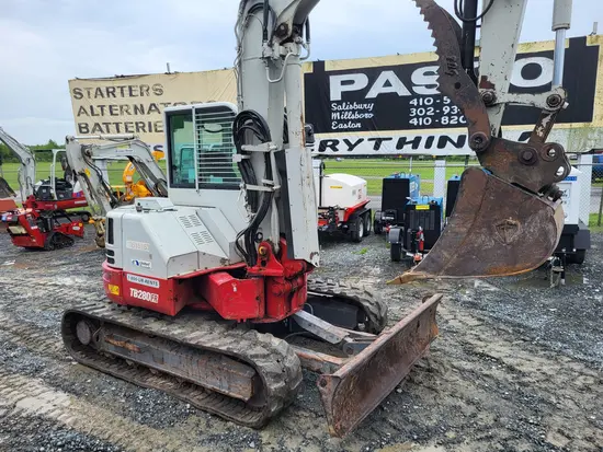 2017 Takeuchi TB280FR Excavator