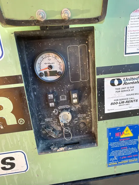 2018 Sullair 185DPQ-KU-T3 Air Compressor