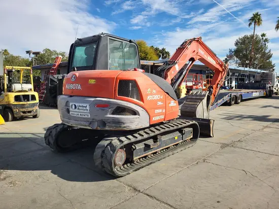 2019 Kubota KX080-4SR3A Mini Excavator