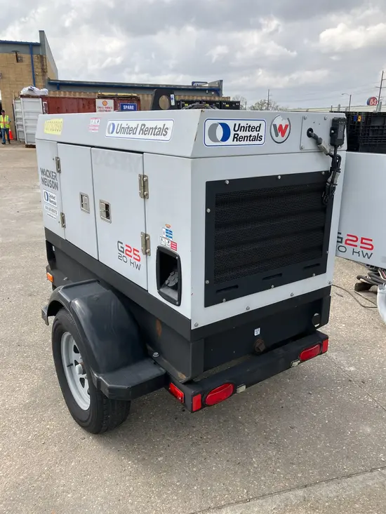 2018 Wacker Neuson G25 T4F Diesel Generator