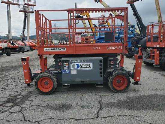 2017 Skyjack SJ6826RT Rough Terrain Scissor Lift