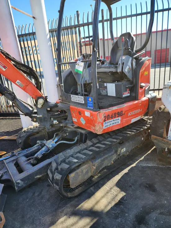 2018 Kubota KX033-4R1A Mini Excavator