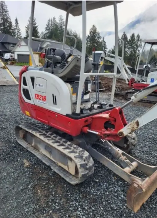2018 Takeuchi TB216 Mini Excavator