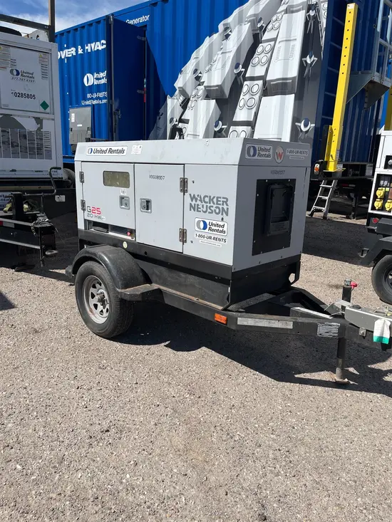 2017 Wacker Neuson G25 T4F Diesel Generator