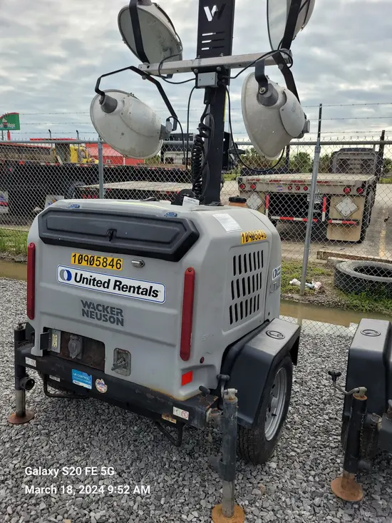 2019 Wacker Neuson LTV6L Towable Light Tower