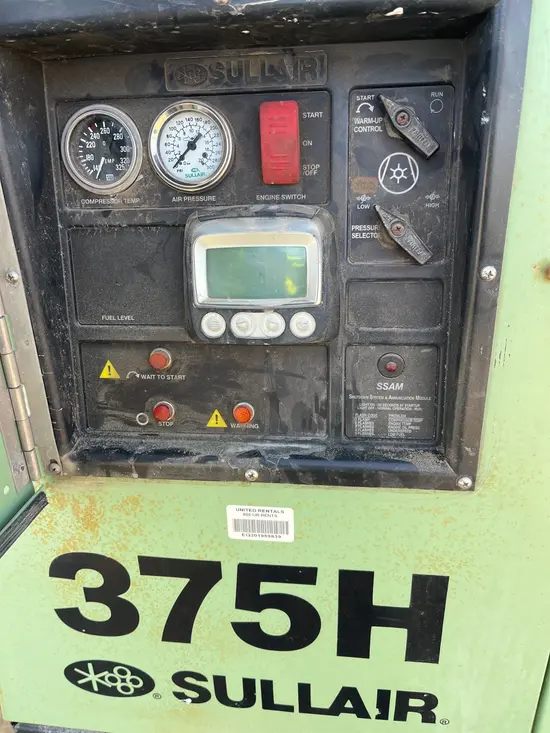 2018 Sullair 375HDPQ Air Compressor