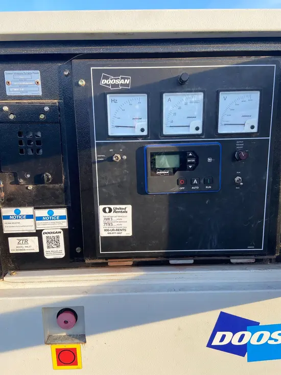 2017 Doosan G25WDO-T4F Diesel Generator