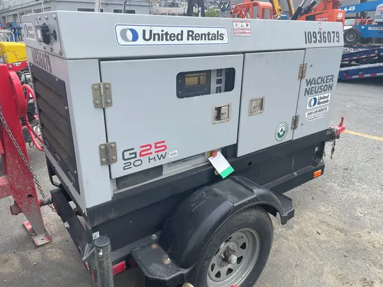 2019 Wacker Neuson G25 T4F Diesel Generator