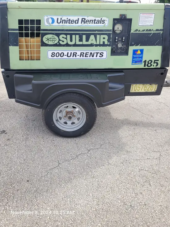 2017 Sullair 185DPQ-KU-T3 Air Compressor