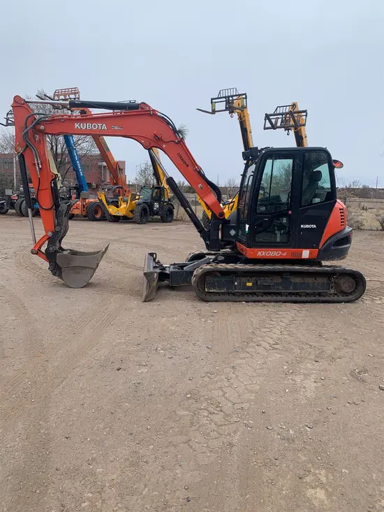 2019 Kubota KX080-4SR3A Mini Excavator