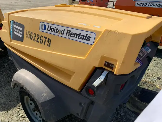 2017 Atlas Copco XAS185KD7 T4F Air Compressor