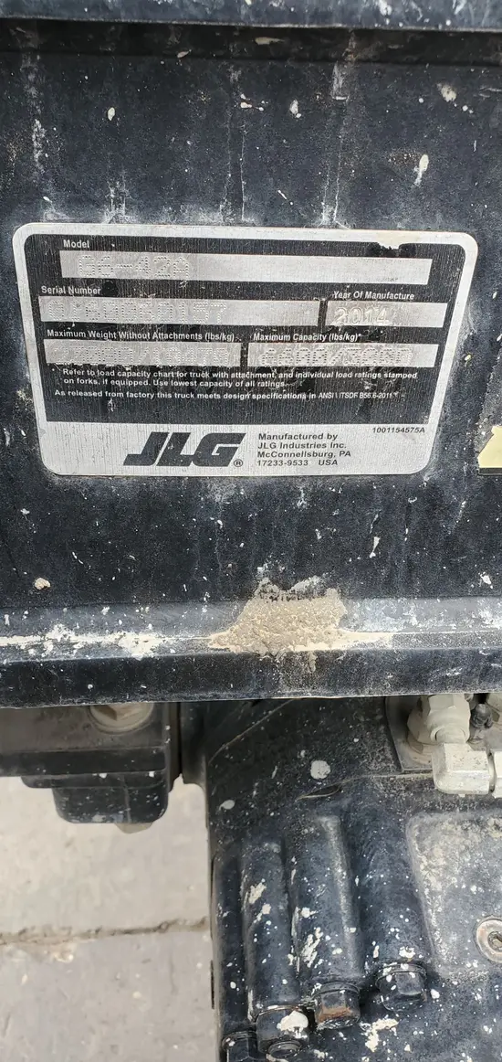 2014 JLG G6-42A Forklift