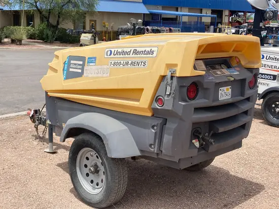 2017 Atlas Copco XAS185KD7 T4F Air Compressor