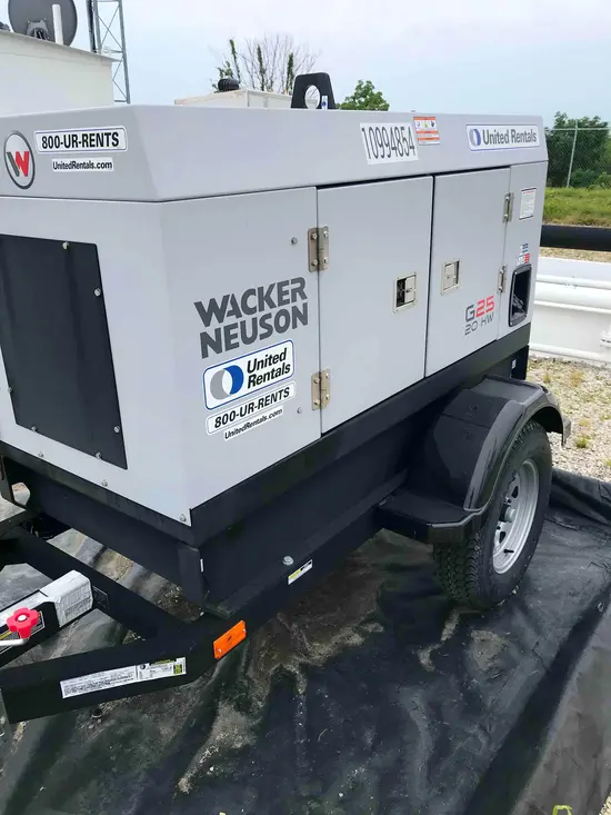 2019 Wacker Neuson G25 T4F Diesel Generator