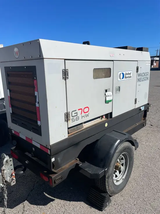 2016 Wacker Neuson G 70 Diesel Generator