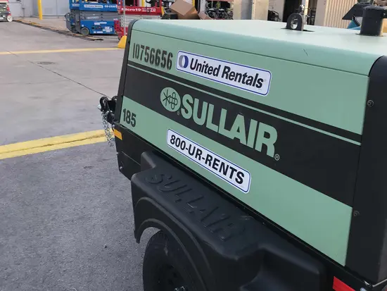 2018 Sullair 185DPQ-KU-T3 Air Compressor