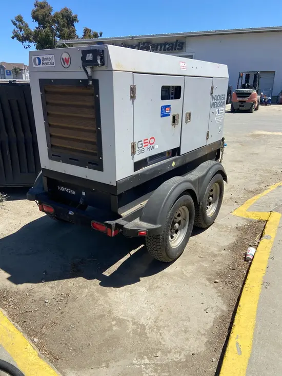 2019 Wacker Neuson G50 T4F Diesel Generator