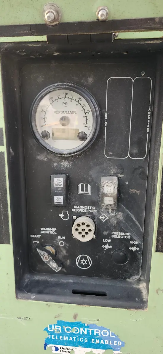2018 Sullair 185DPQ-KU-T3 Air Compressor