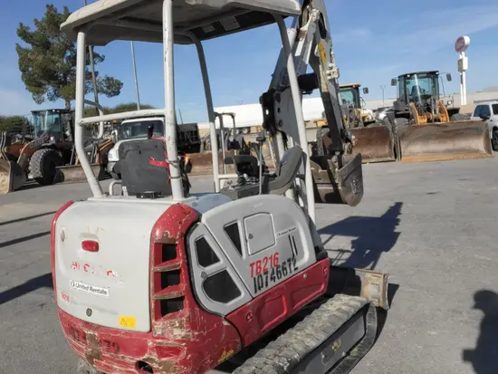 2018 Takeuchi TB216 Mini Excavator