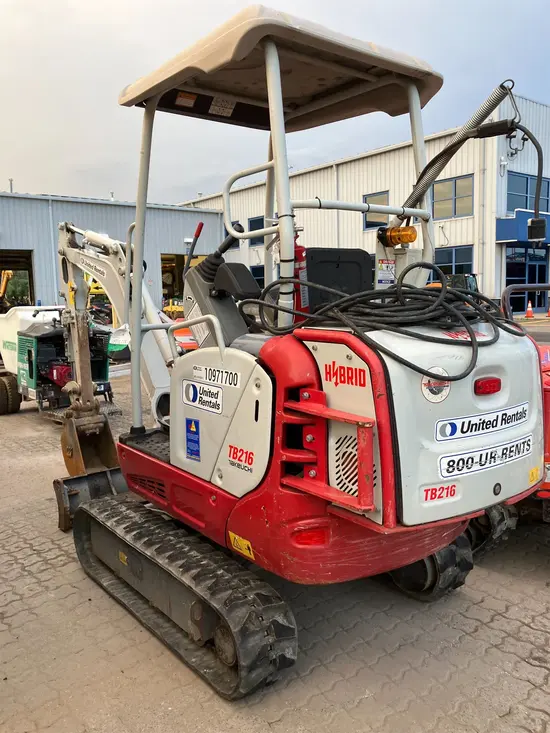 2019 Takeuchi TB216RH Mini Excavator
