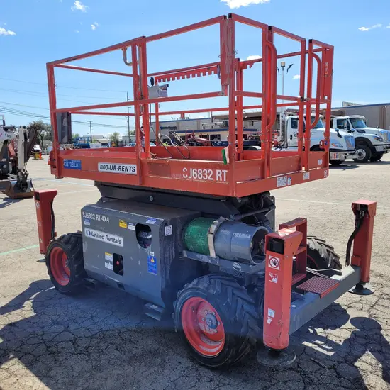 2017 Skyjack SJ6832RT Rough Terrain Scissor Lift