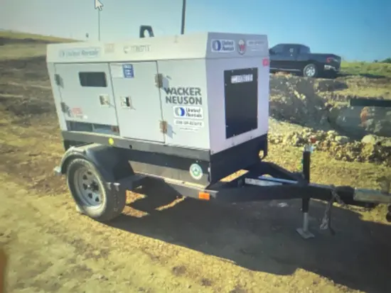 2020 Wacker Neuson G25 T4F Diesel Generator