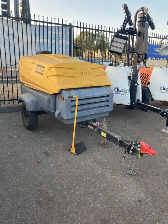 2016 Atlas Copco XAS185KD7FT4PE Air Compressor