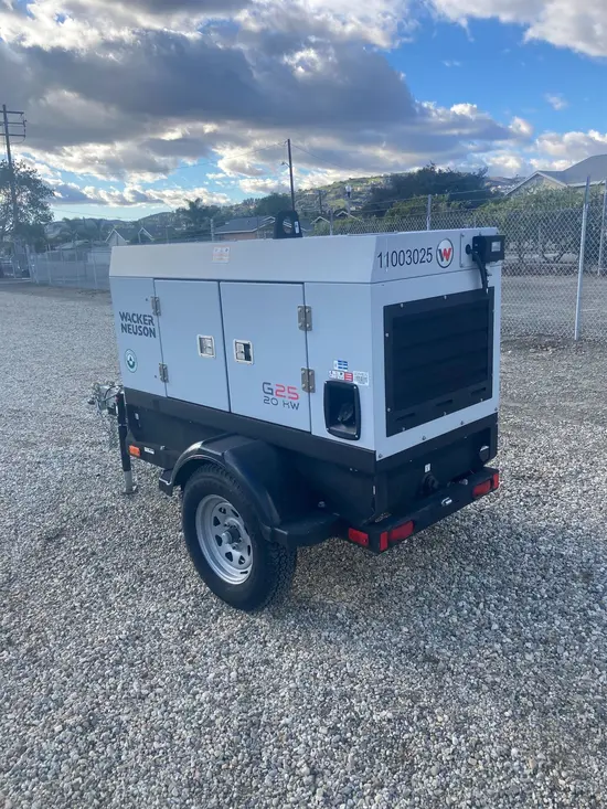 2019 Wacker Neuson G25 T4F Diesel Generator