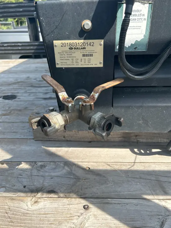 2018 Sullair 185DPQ-KU-T3 Air Compressor