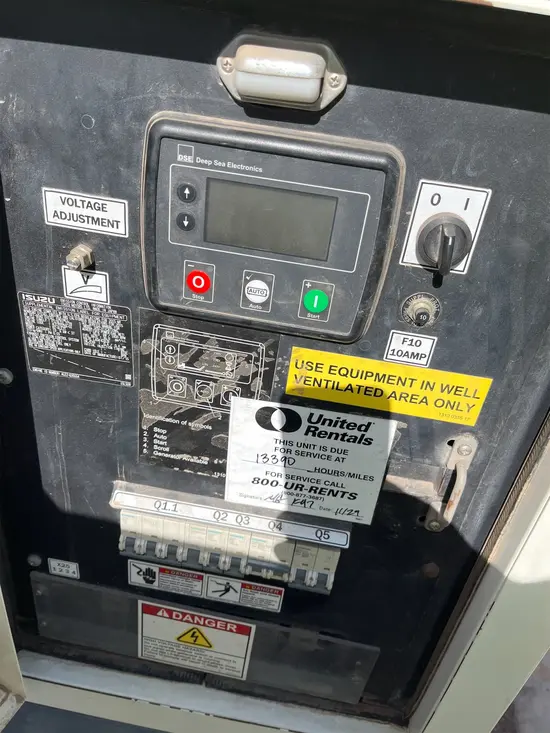 2017 Atlas Copco QAS25 Diesel Generator